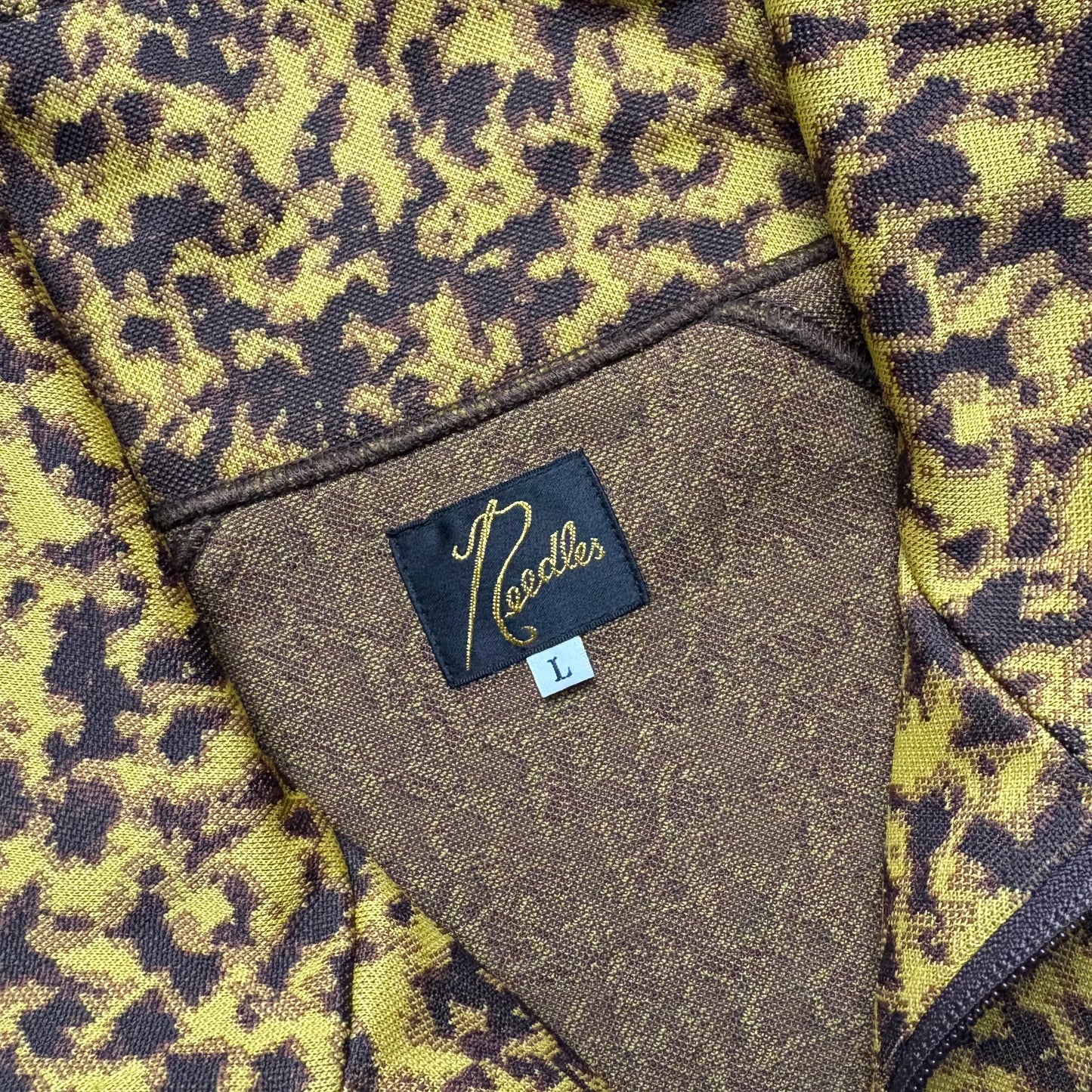 Needles leopard print track jacket (L)