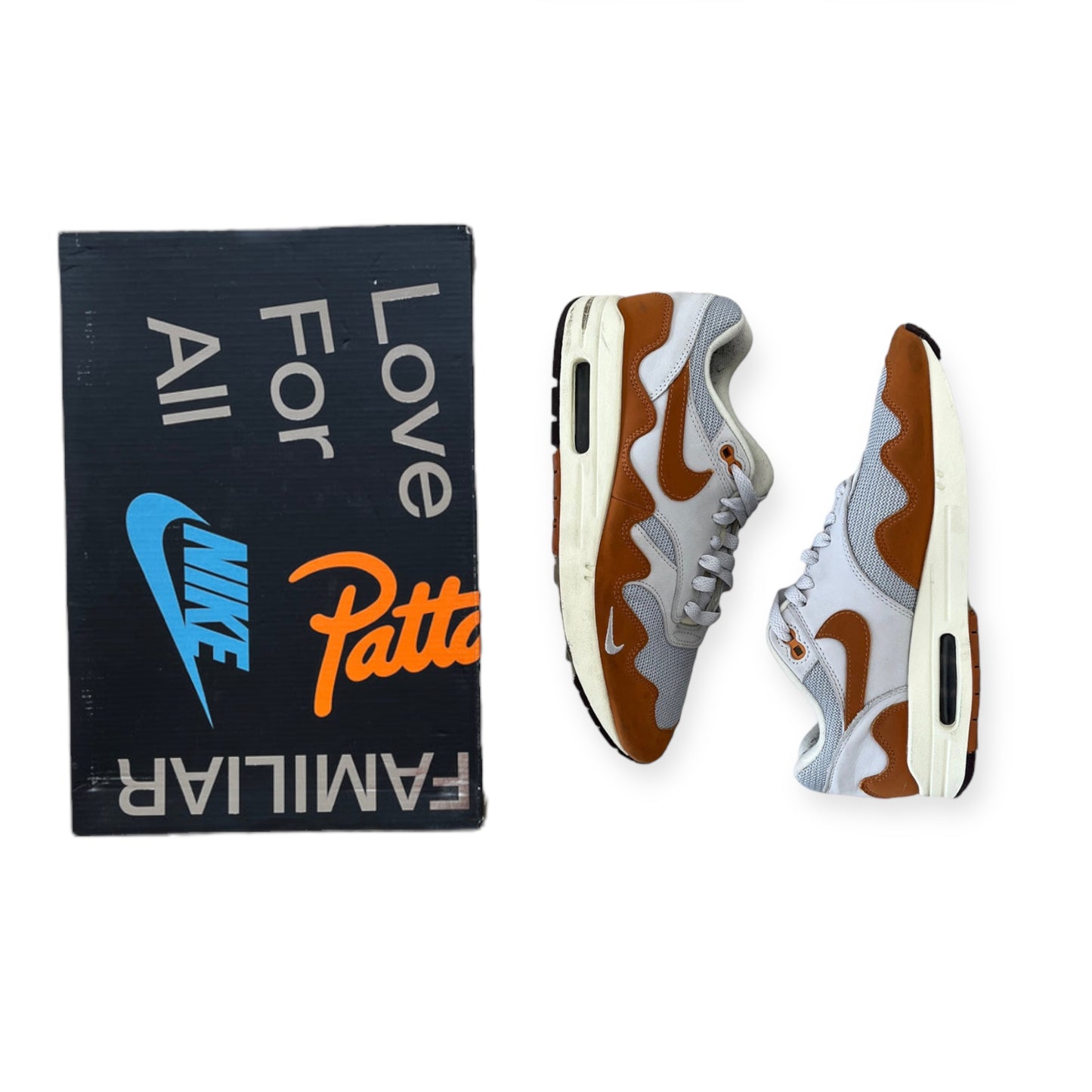 Nike Air max 1 patta beige (with chain) (UK6)