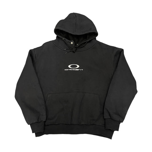 Oakley black heavyweight hoodie with built in skin (L)