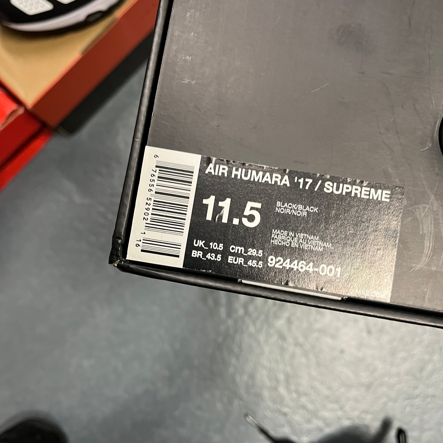 Nike X Supreme Air Humara black (UK10.5)