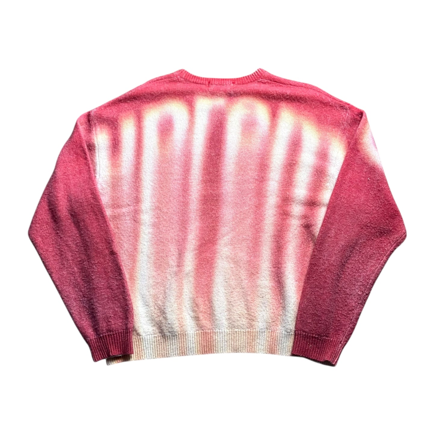 Supreme blurred knit red jumper (M)