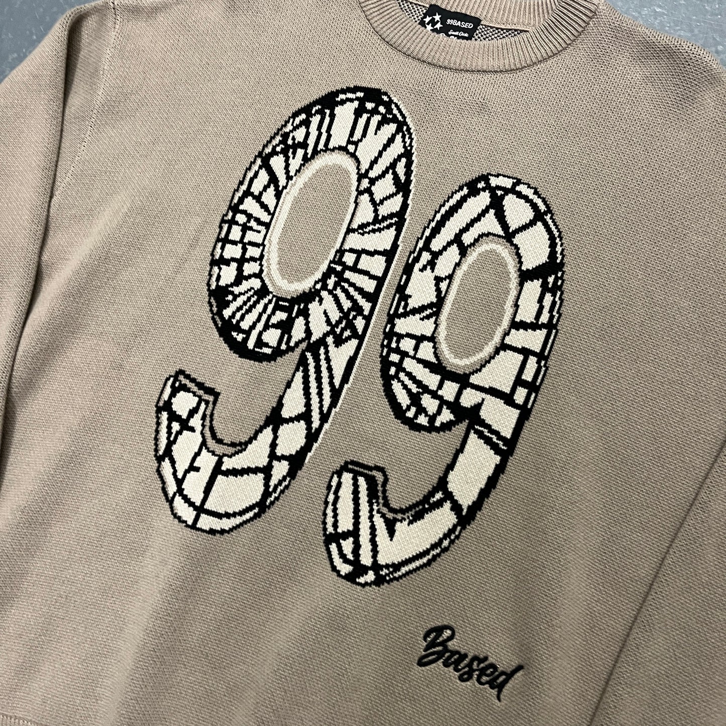 99 based beige jumper (L)