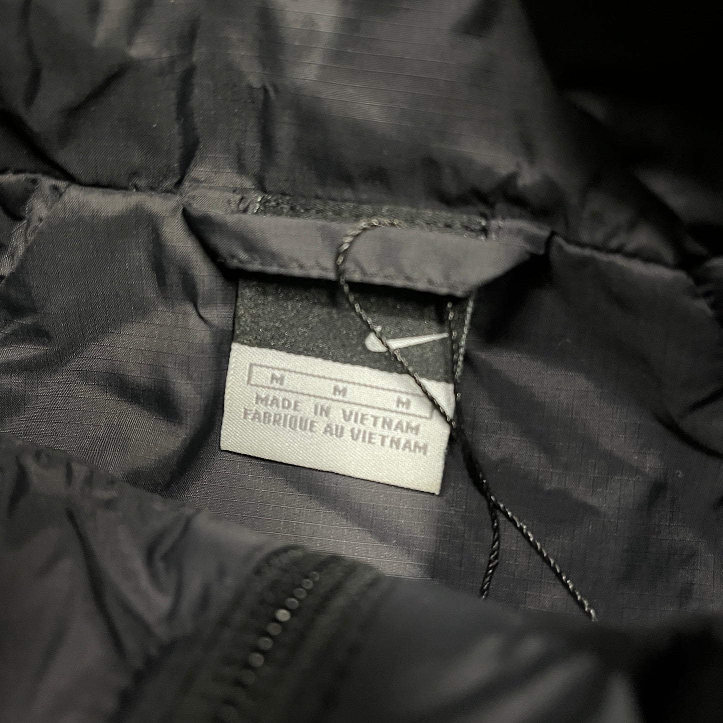Nike black track jacket (M)