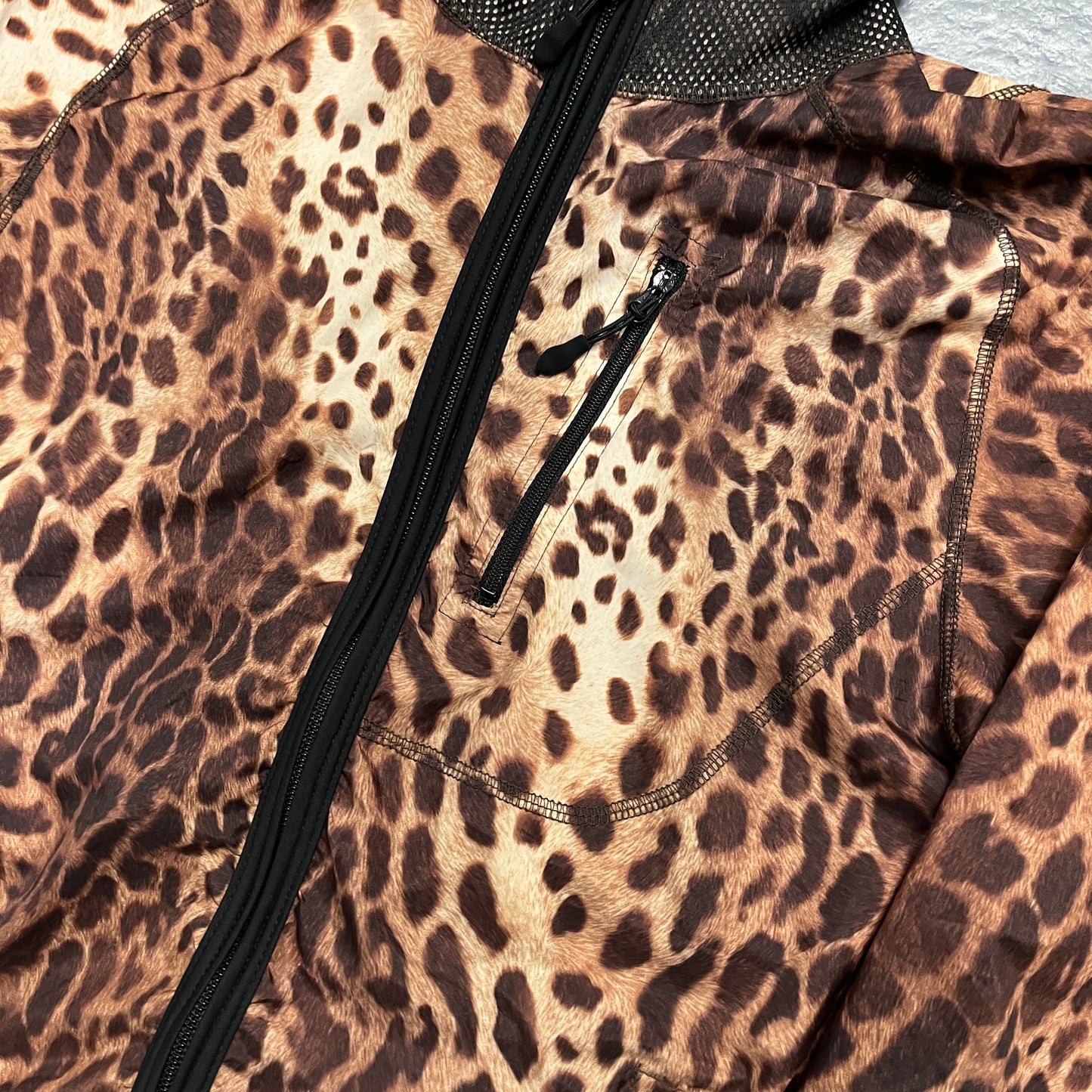 Needles sportswear leopard print track jacket (WMNS S)