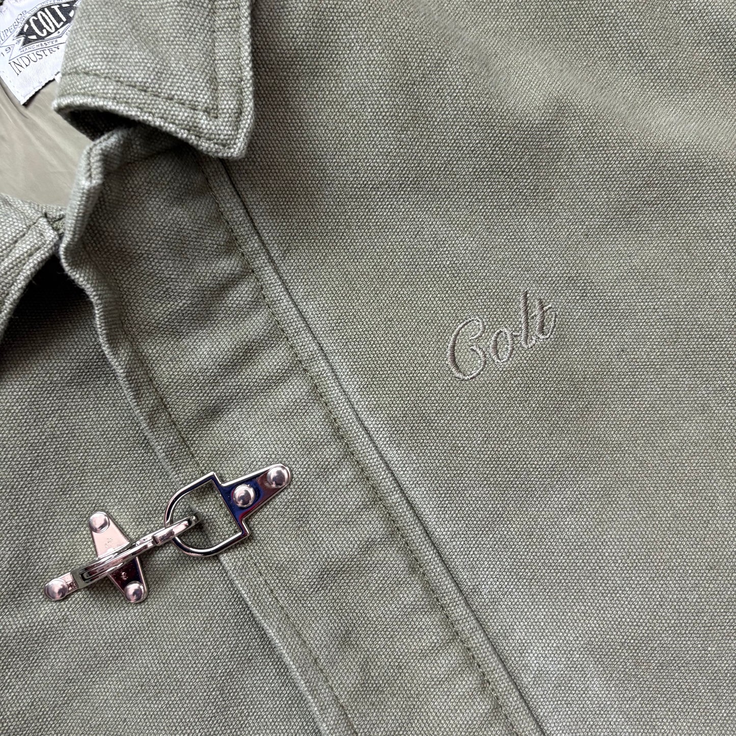 Colt MCR khaki green fireman clasp jacket (L)