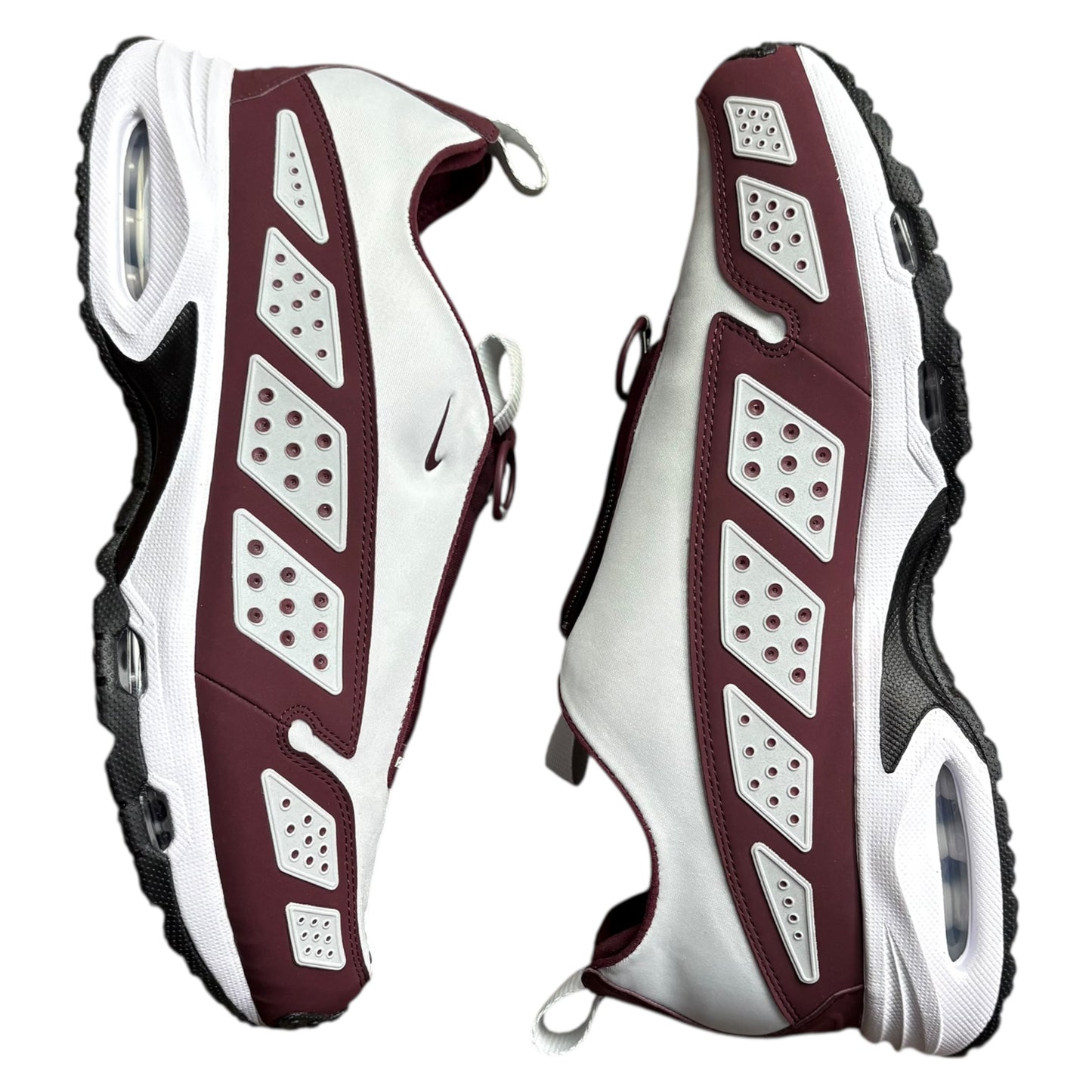 Nike air max sunder white / burgundy (UK10)