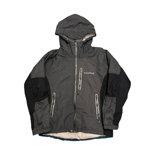 Montbell black/grey insulated shell jacket (M)