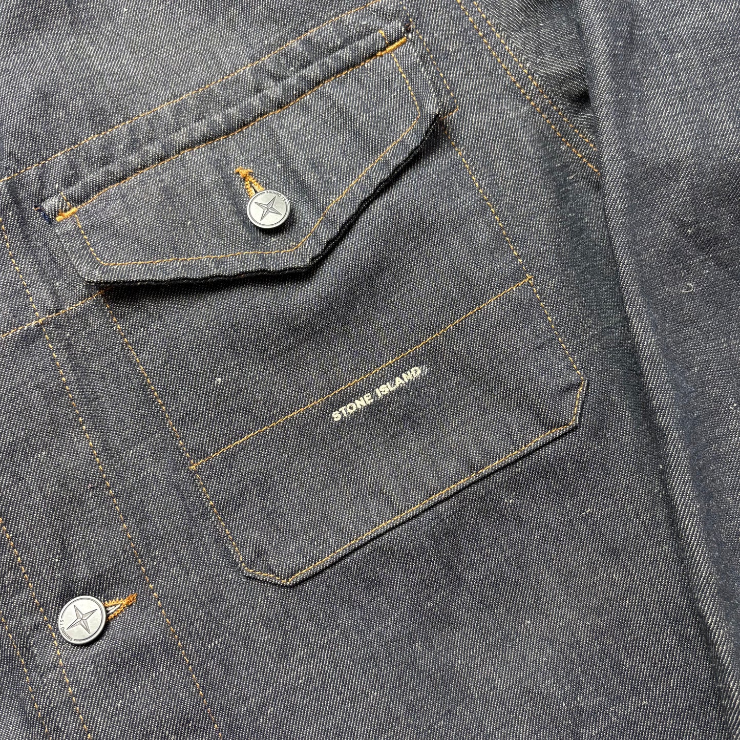 Stone island denim jacket (L)
