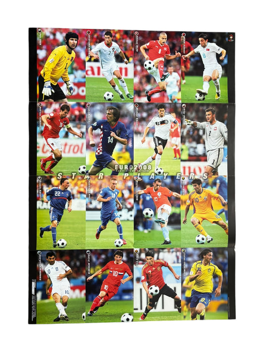 Euro 2008 top players + teams poster