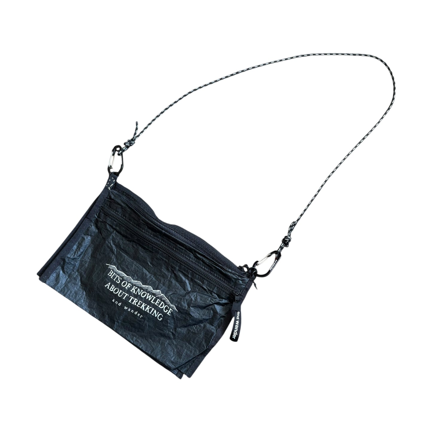 And Wander black sacoche crossbody bag