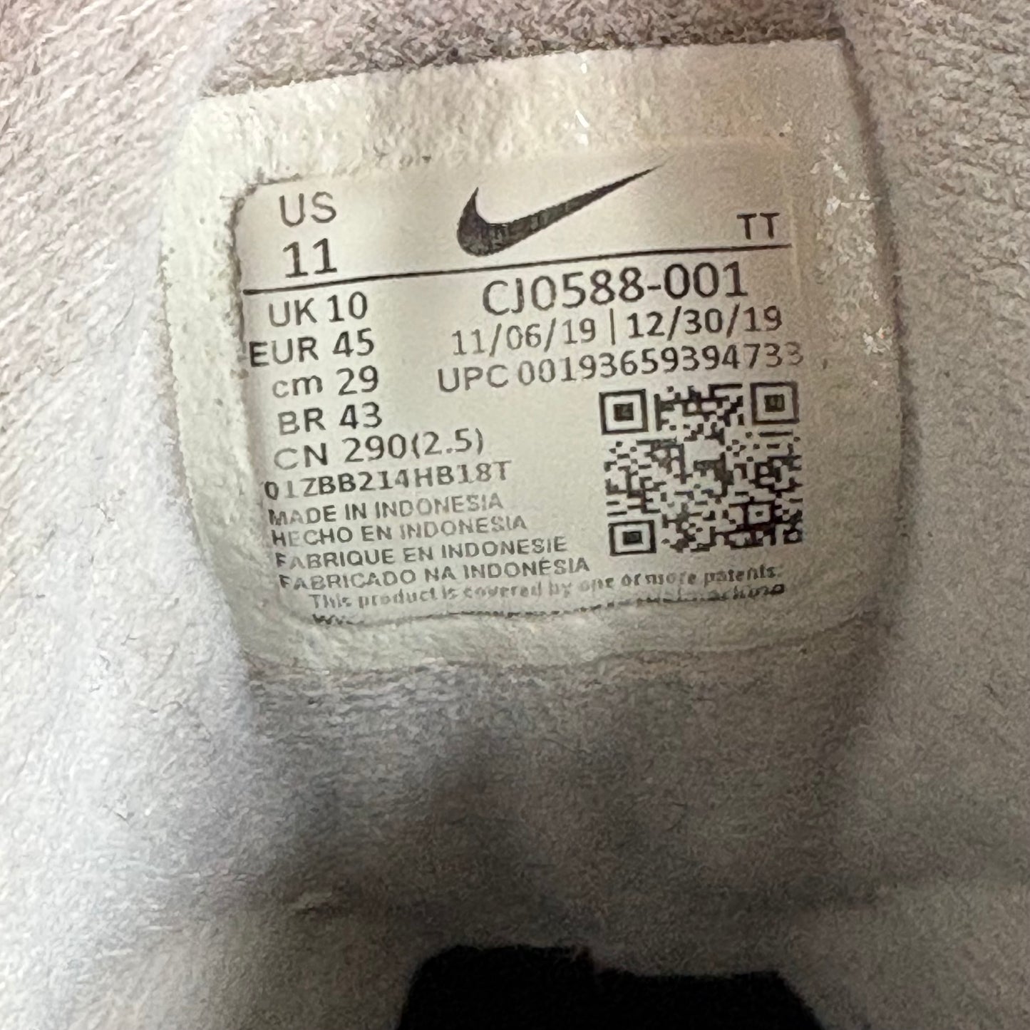 Nike air max 95 pink foam (UK10)