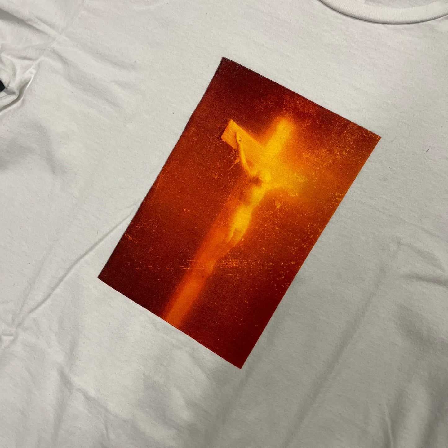 Supreme X Andres Serrano white tee (L)