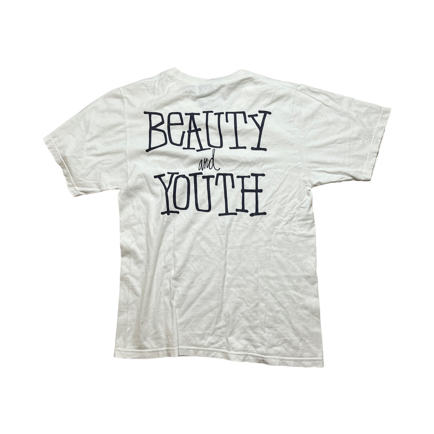 Stussy white beauty and youth tee (S)