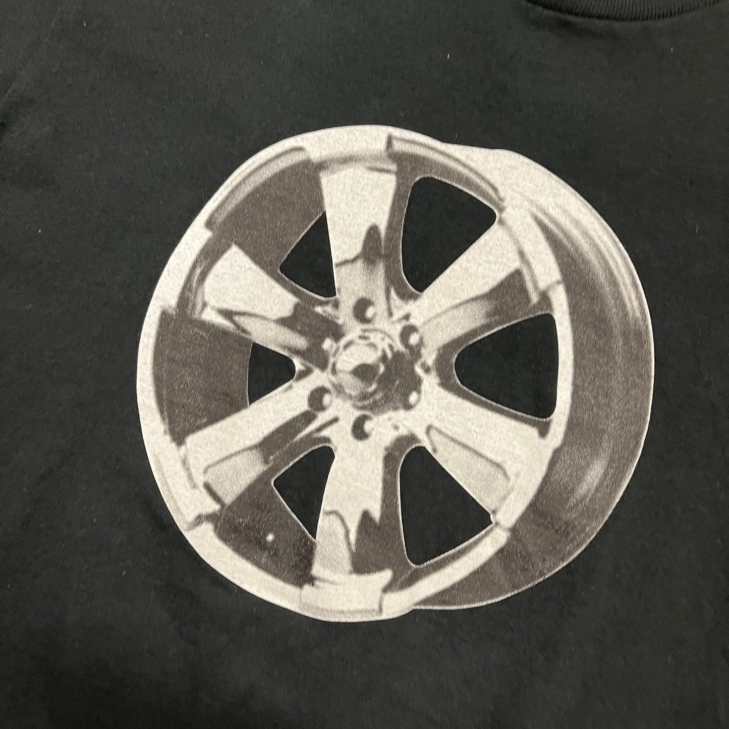 Stussy black rims tee (S)