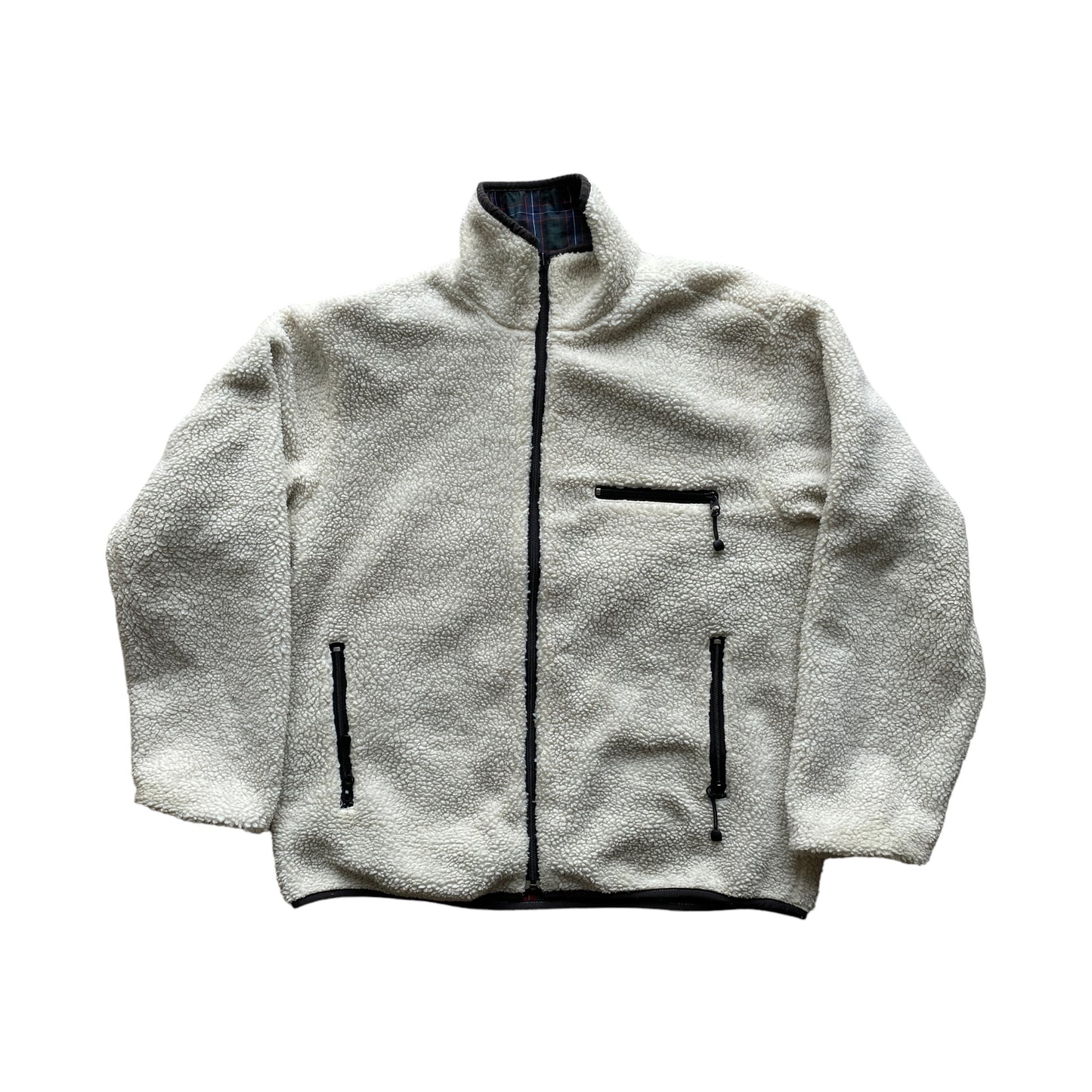 Stussy reversible patchwork fleece (L)