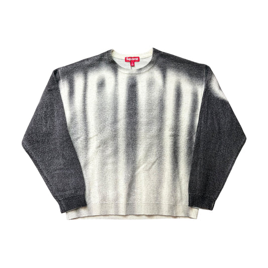 Supreme blurred knit black/white (M)