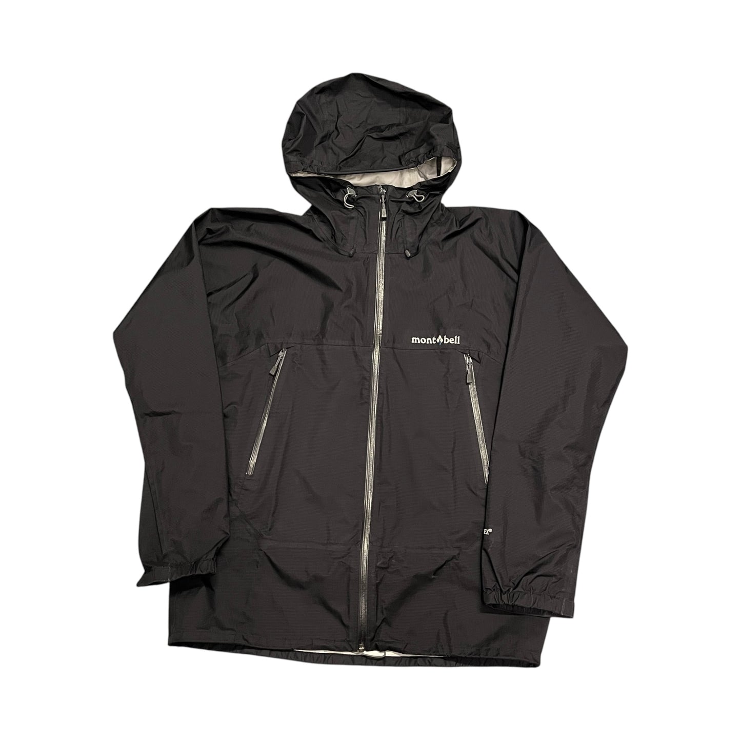 Montbell black waterproof DryTec BNWT shell jacket (L)