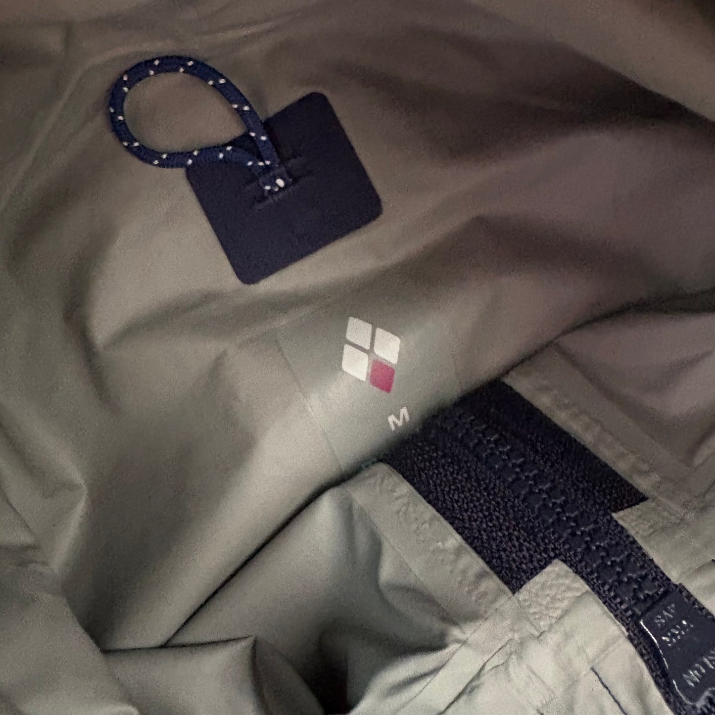 Montbell navy blue waterproof shell jacket (M)