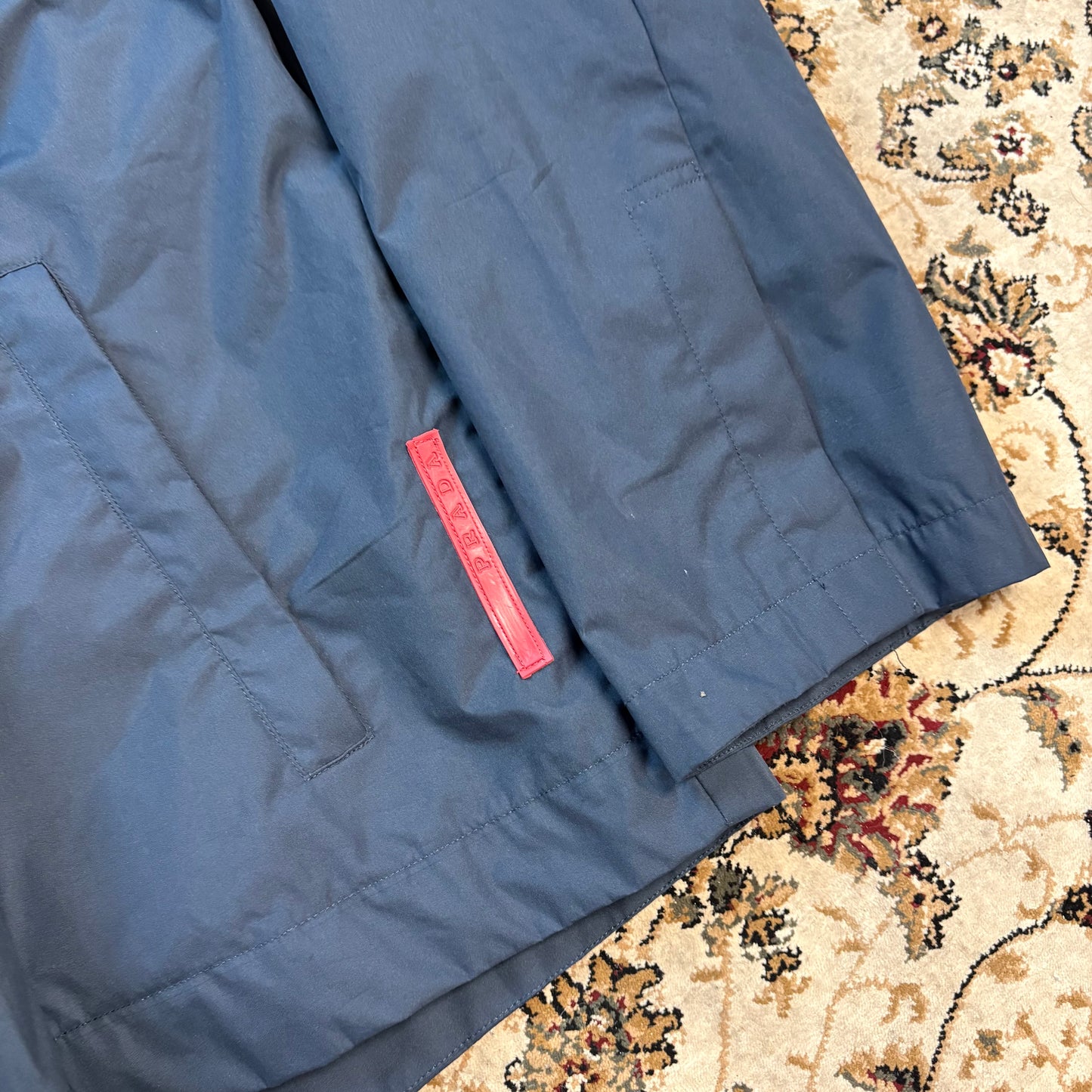 Prada navy goretex jacket with built in liner (XL)