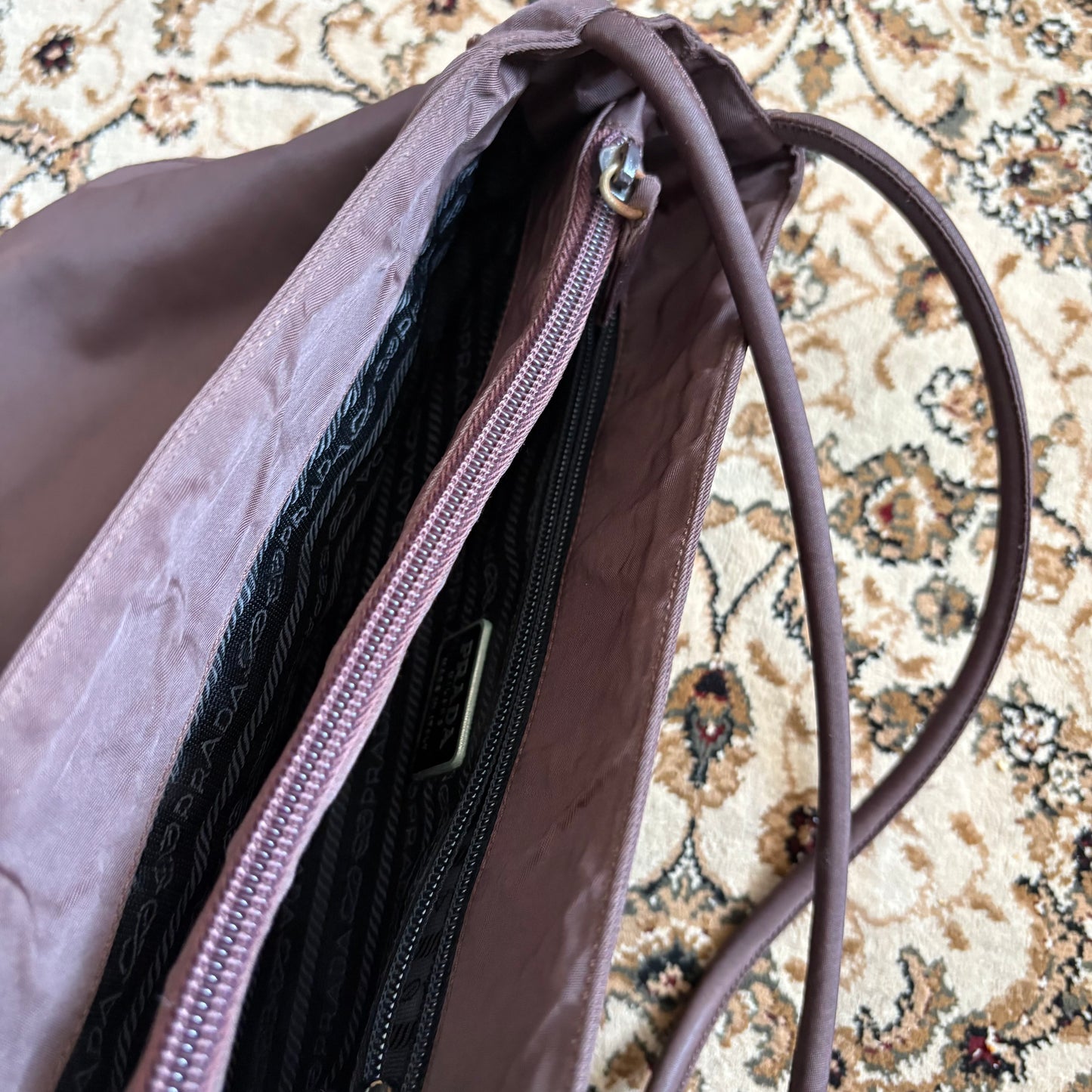 Prada brown handbag