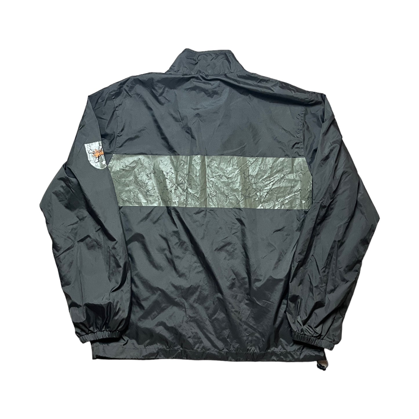 Stussy shield logo grey track jacket (M)