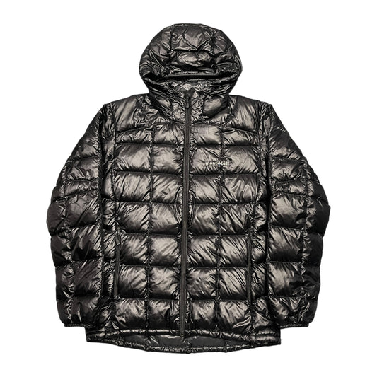 Montbell black square stitch puffer (M)