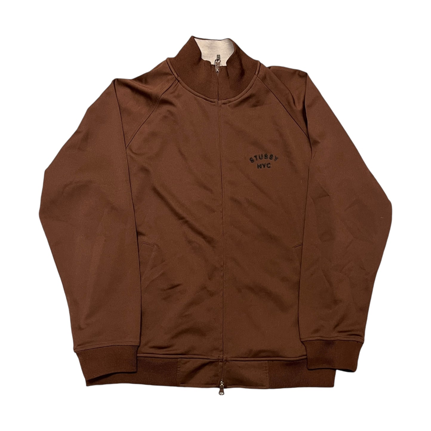 Stussy brown NYC track jacket (M)