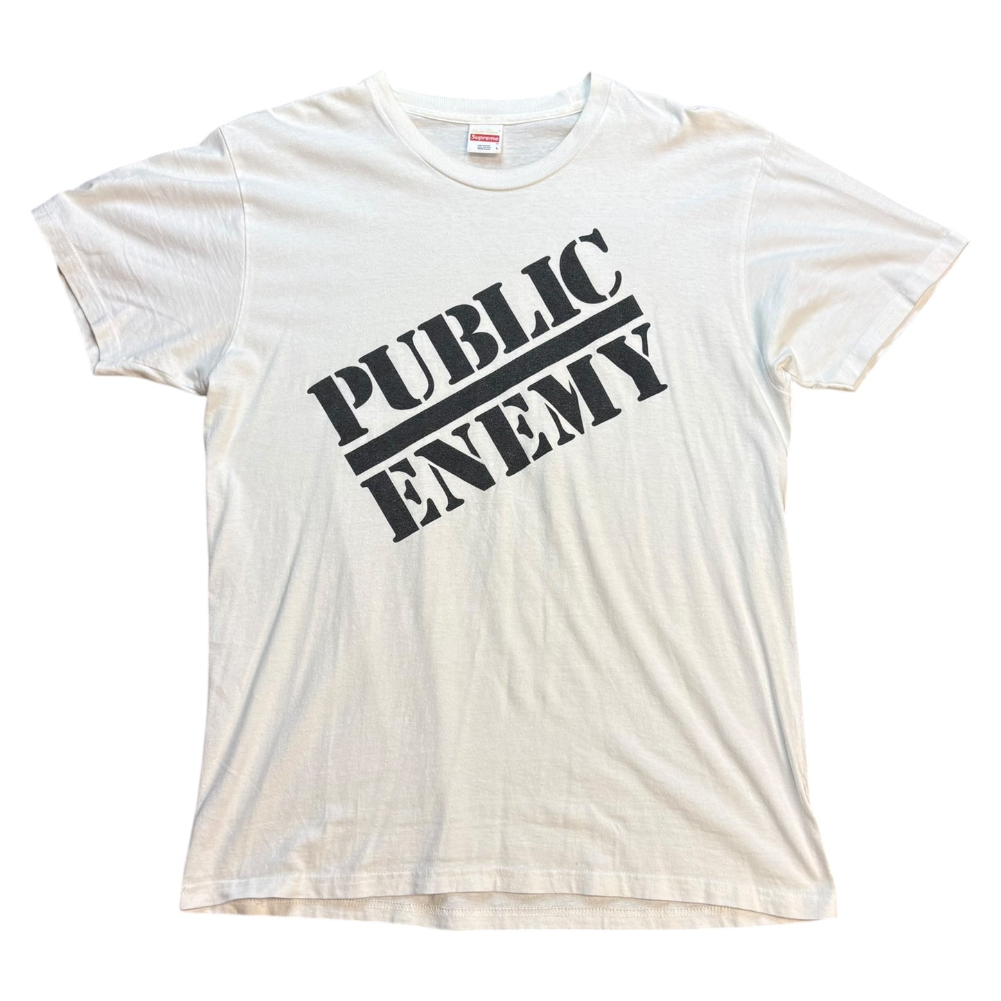 Supreme X Undercover public enemy white tee (L)