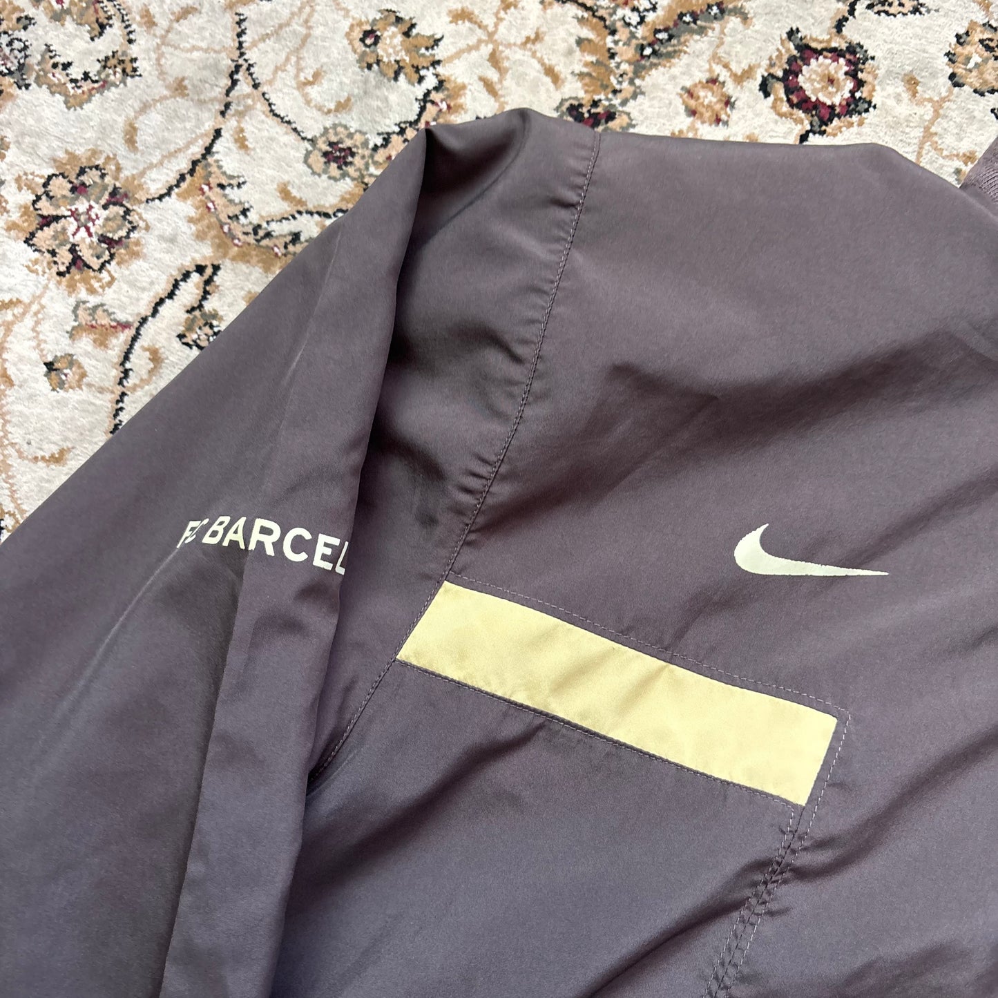 Nike brown barcelona track jacket (M)