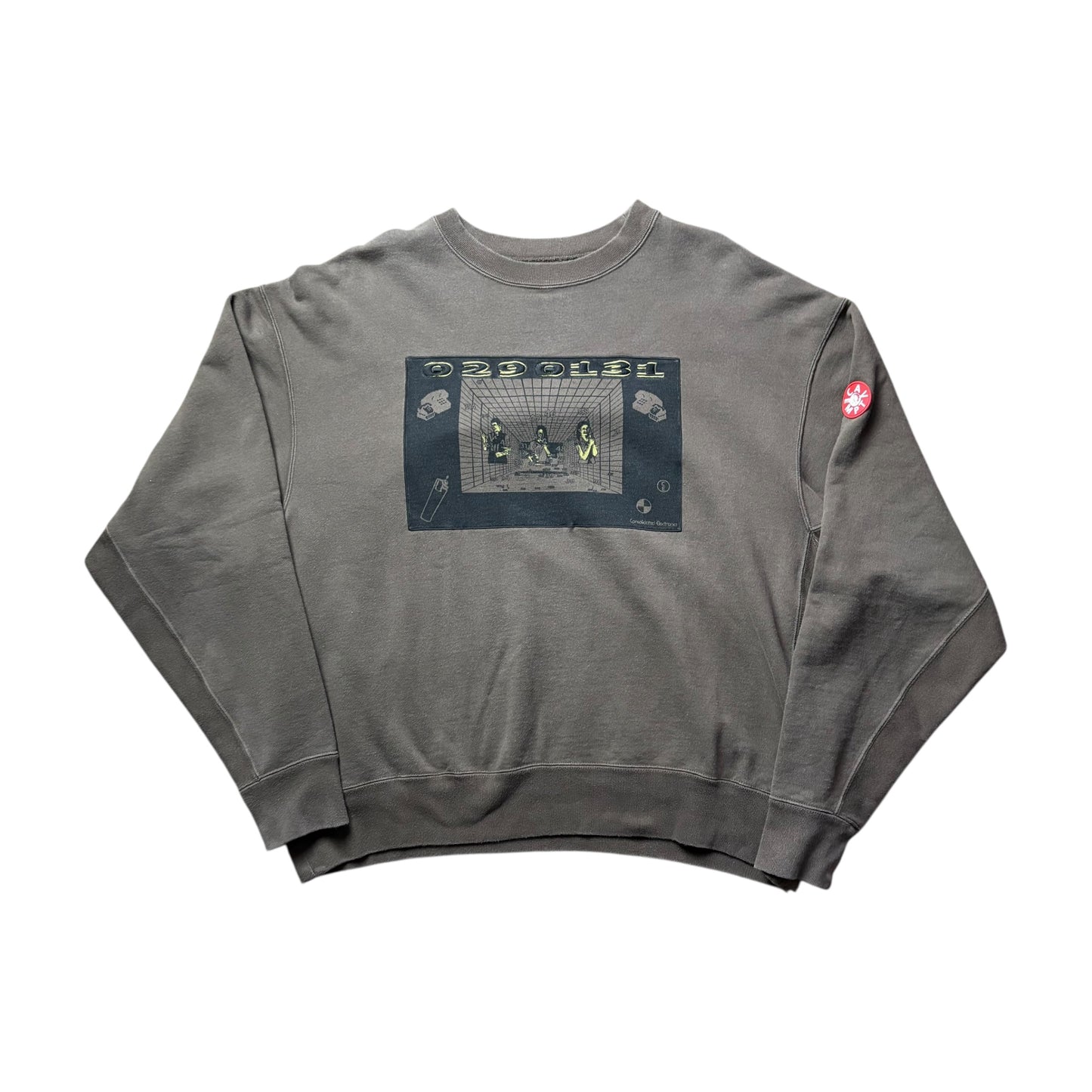 Cav Empt brown graphic sweatshirt (M)