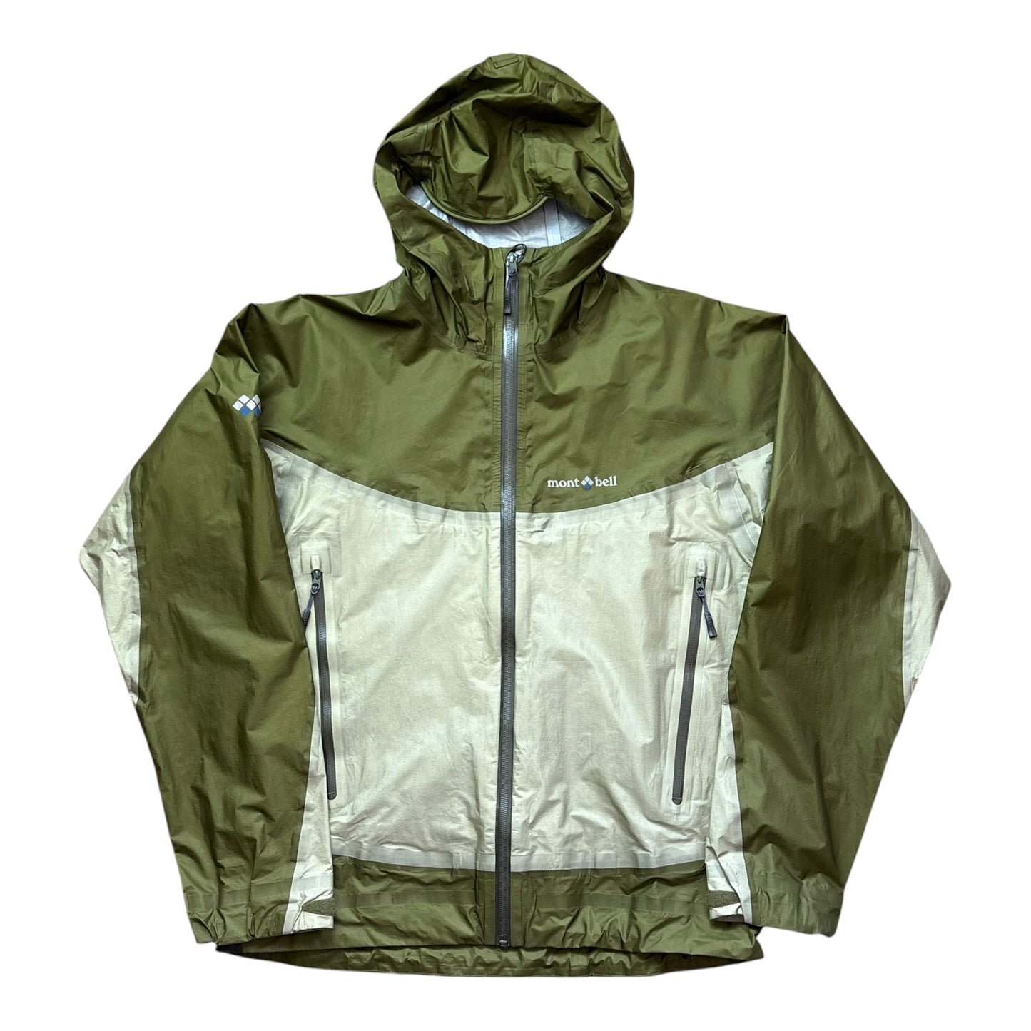 Montbell olive shell jacket (M)