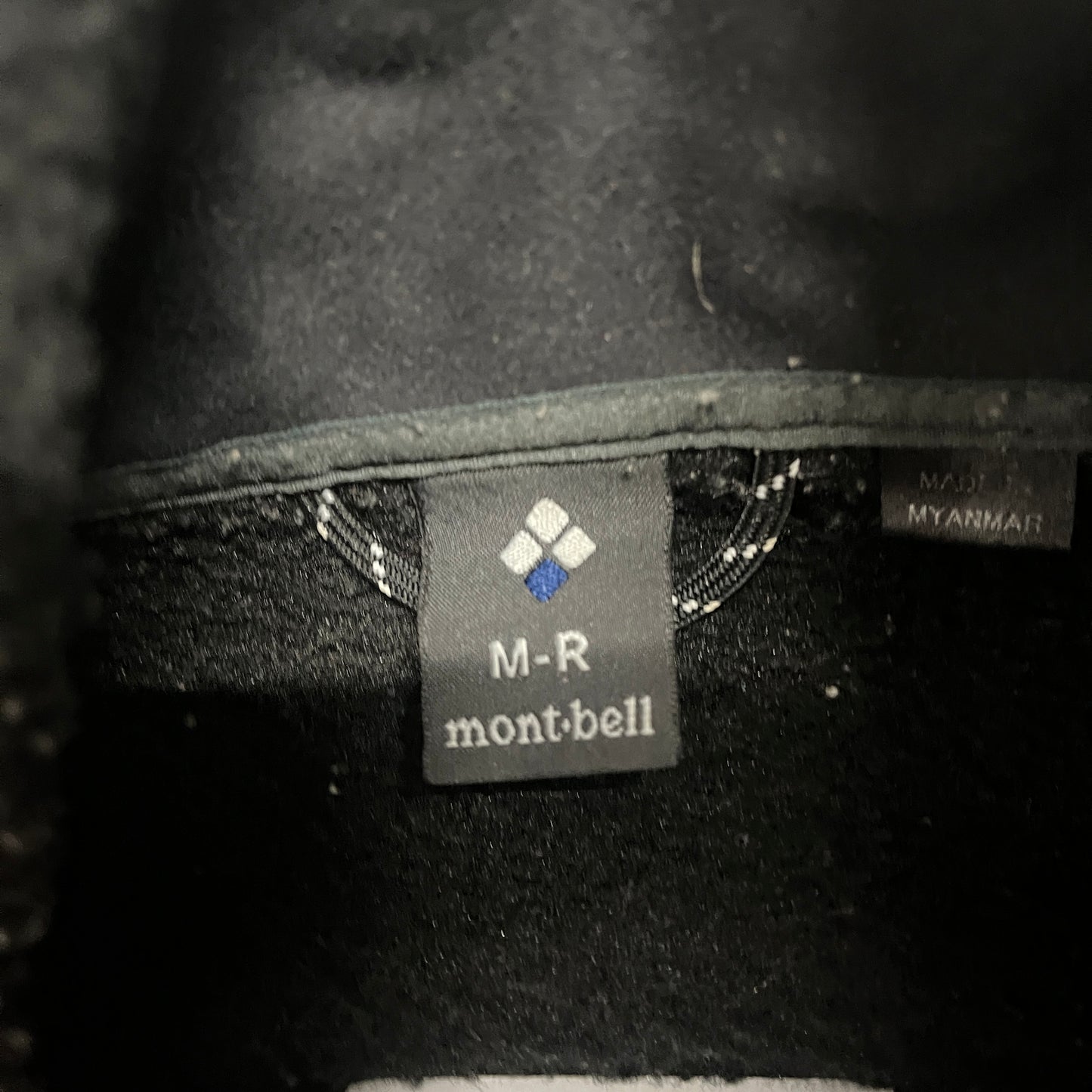 Montbell black fleece jacket (M)