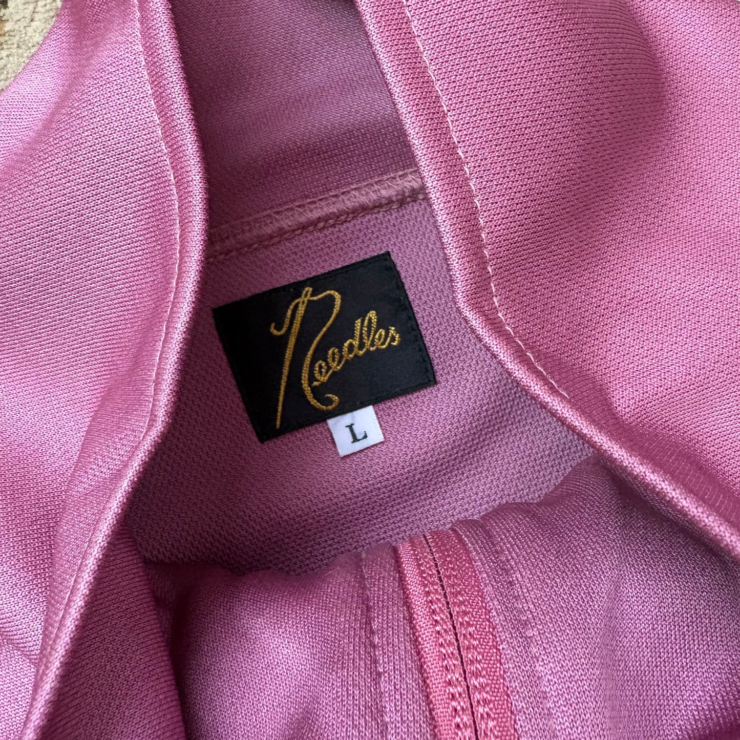 Needles pink track jacket (L)