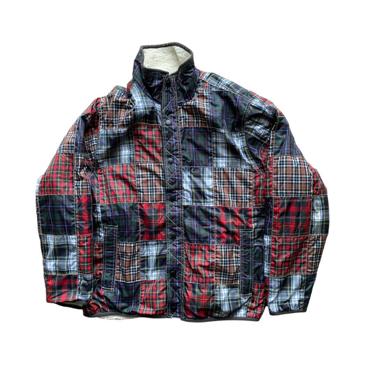 Stussy reversible patchwork fleece (L)