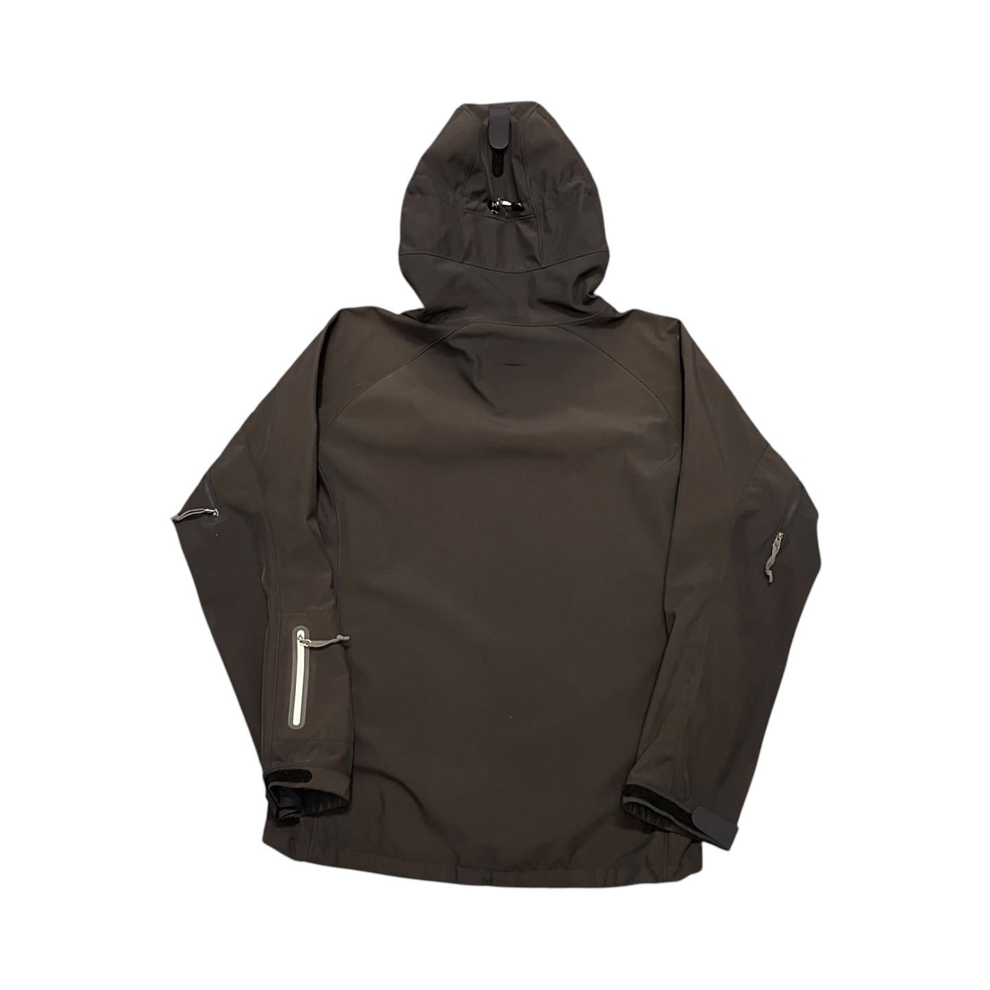 Montbell black fleece lined tech jacket (L)