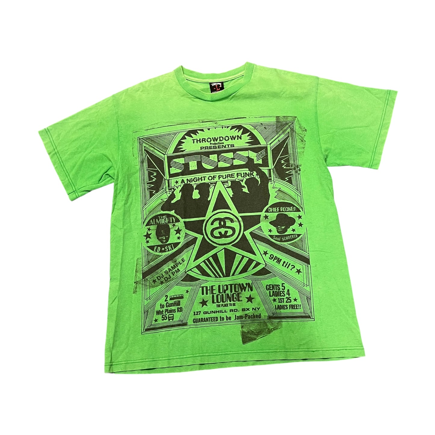 Stussy throwdown productions DJ tee (L)