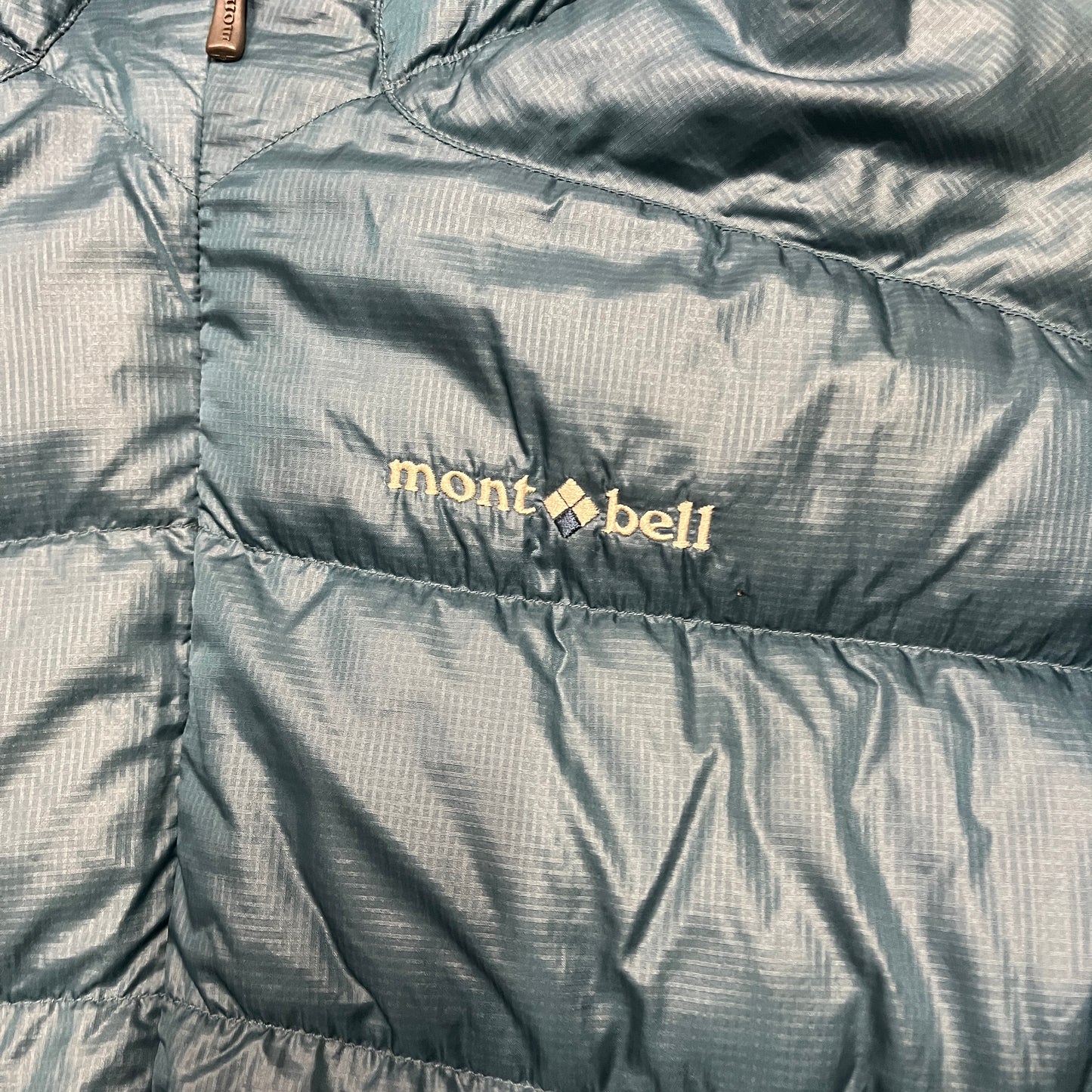 Montbell aqua blue puffer (M)