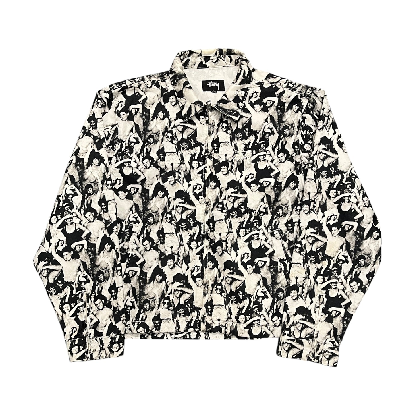 Stussy mob beach black/white jacket (L)