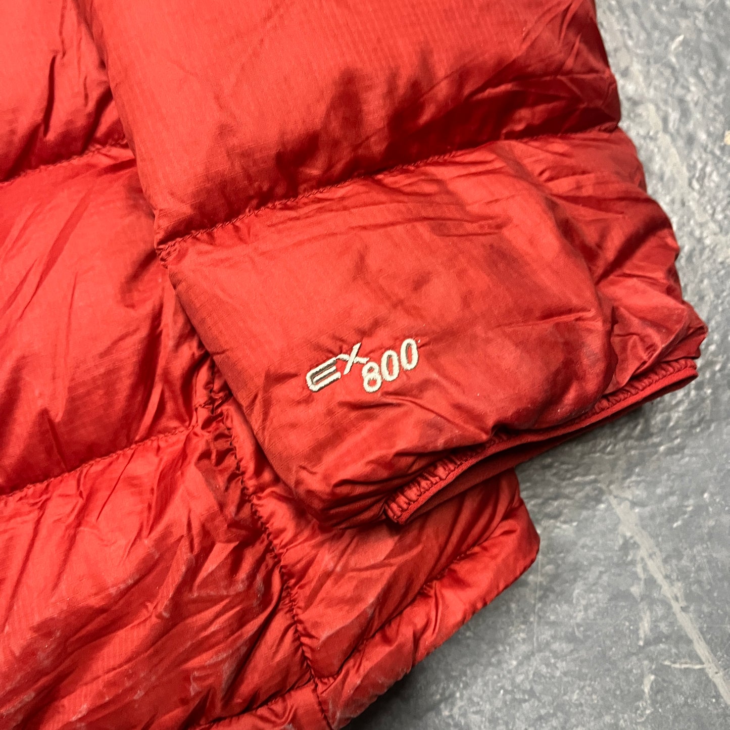 Montbell red puffer jacket (XL)