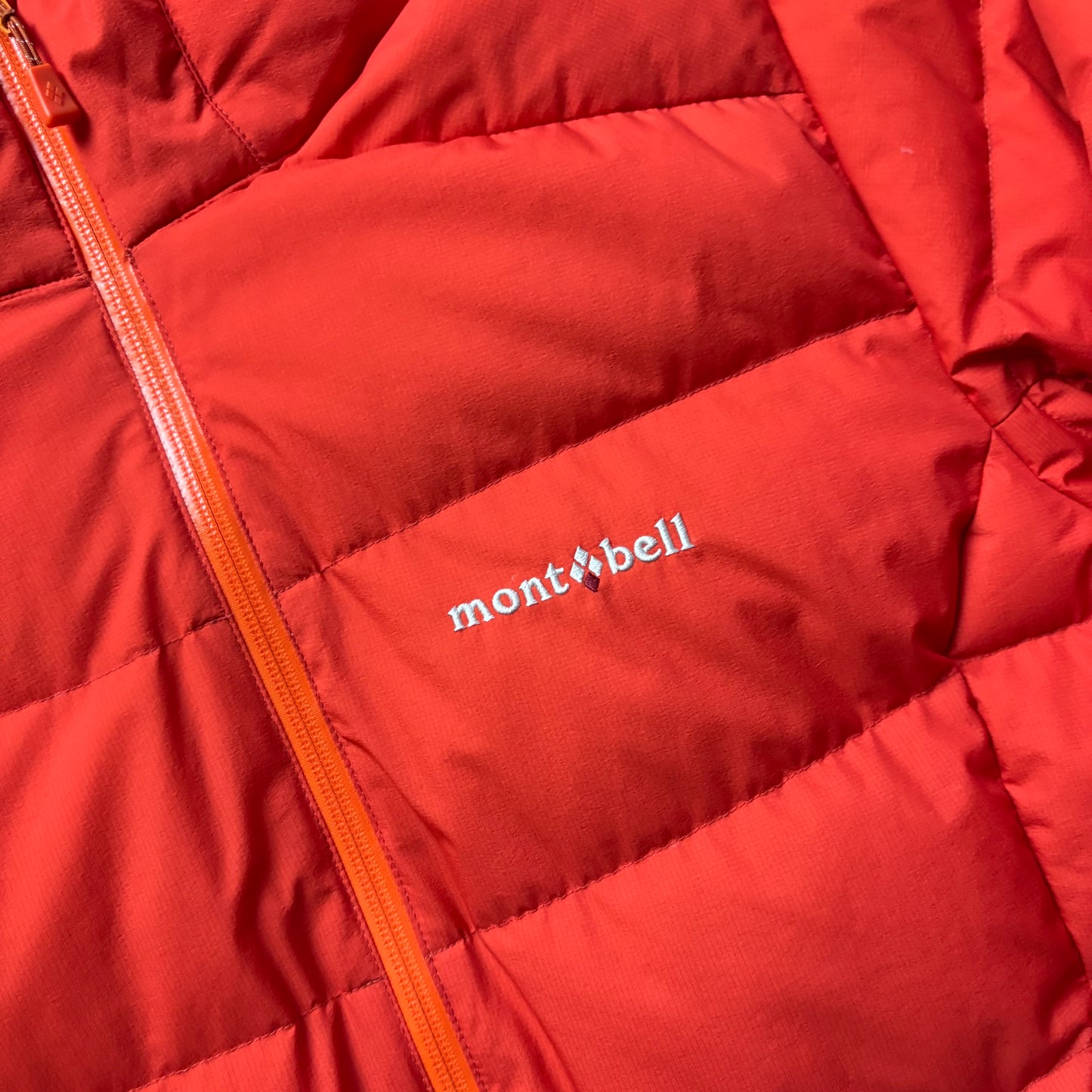 Montbell red water resistant puffer jacket (XL)