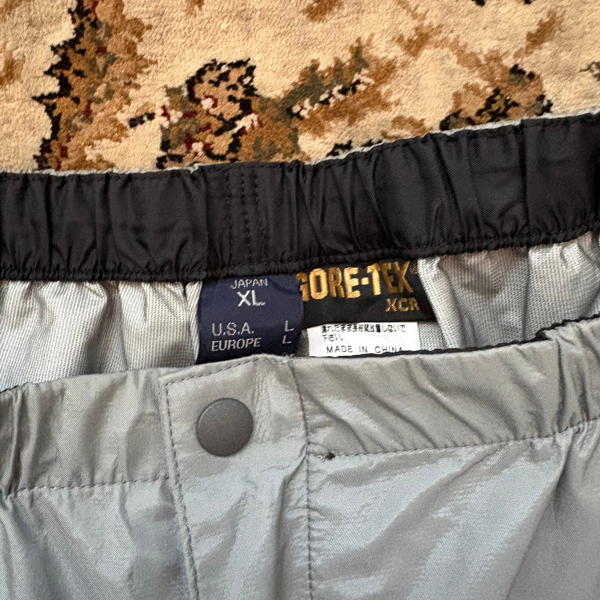 Montbell Gore-Tex grey shell pants (XL)