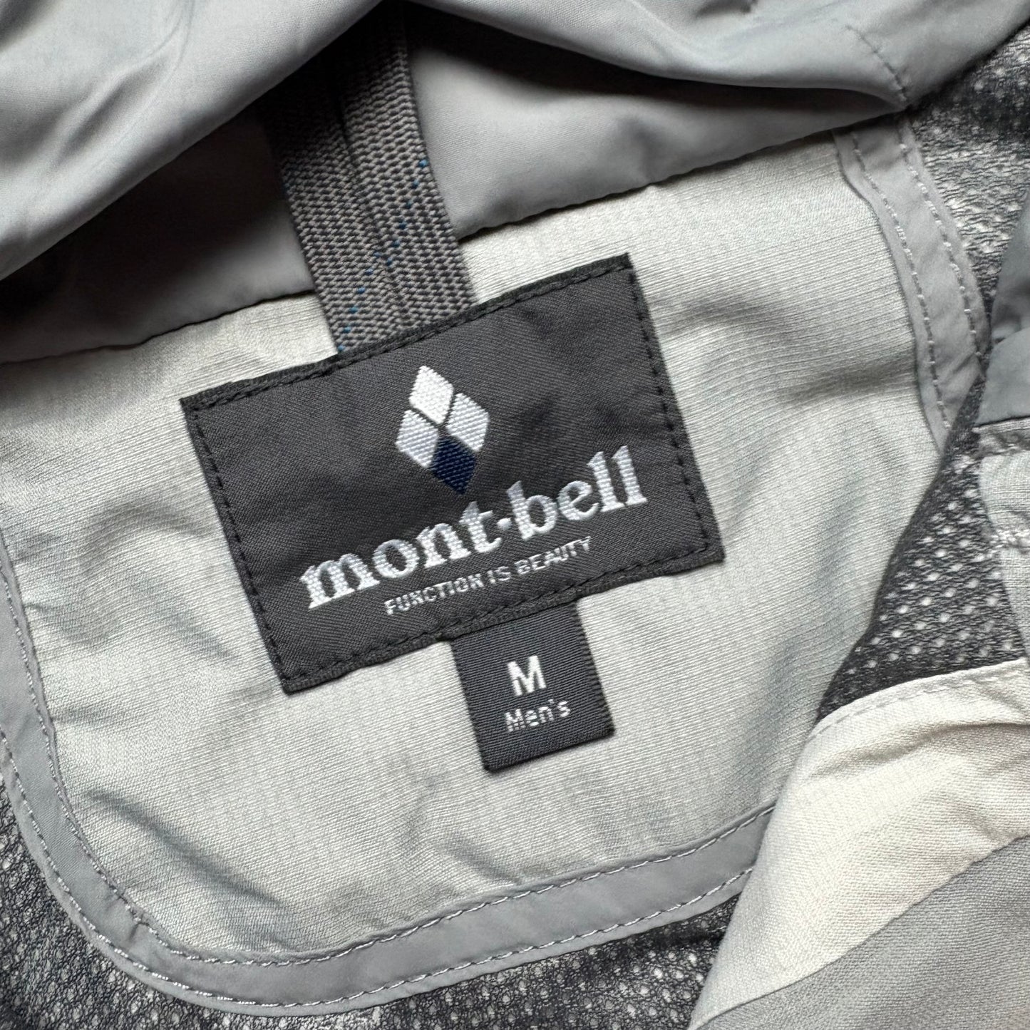 Montbell two tone grey hardshell jacket (M)