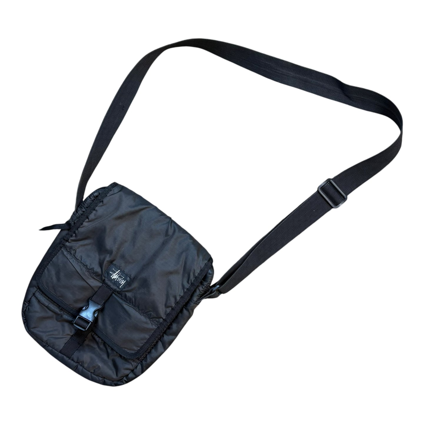 Stussy black crossbody bag