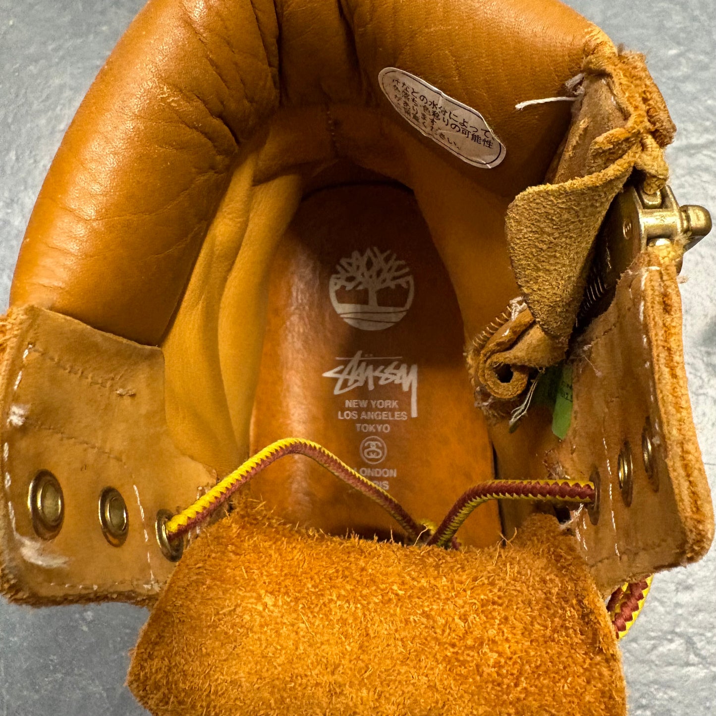 Stussy timberland wheat boots (UK8)