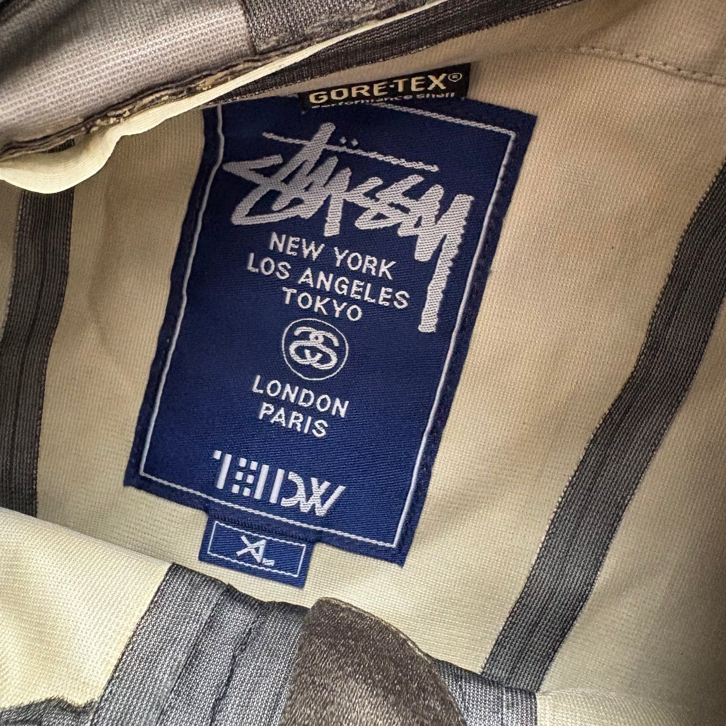 Stussy GORETEX olive windbreaker (XL)