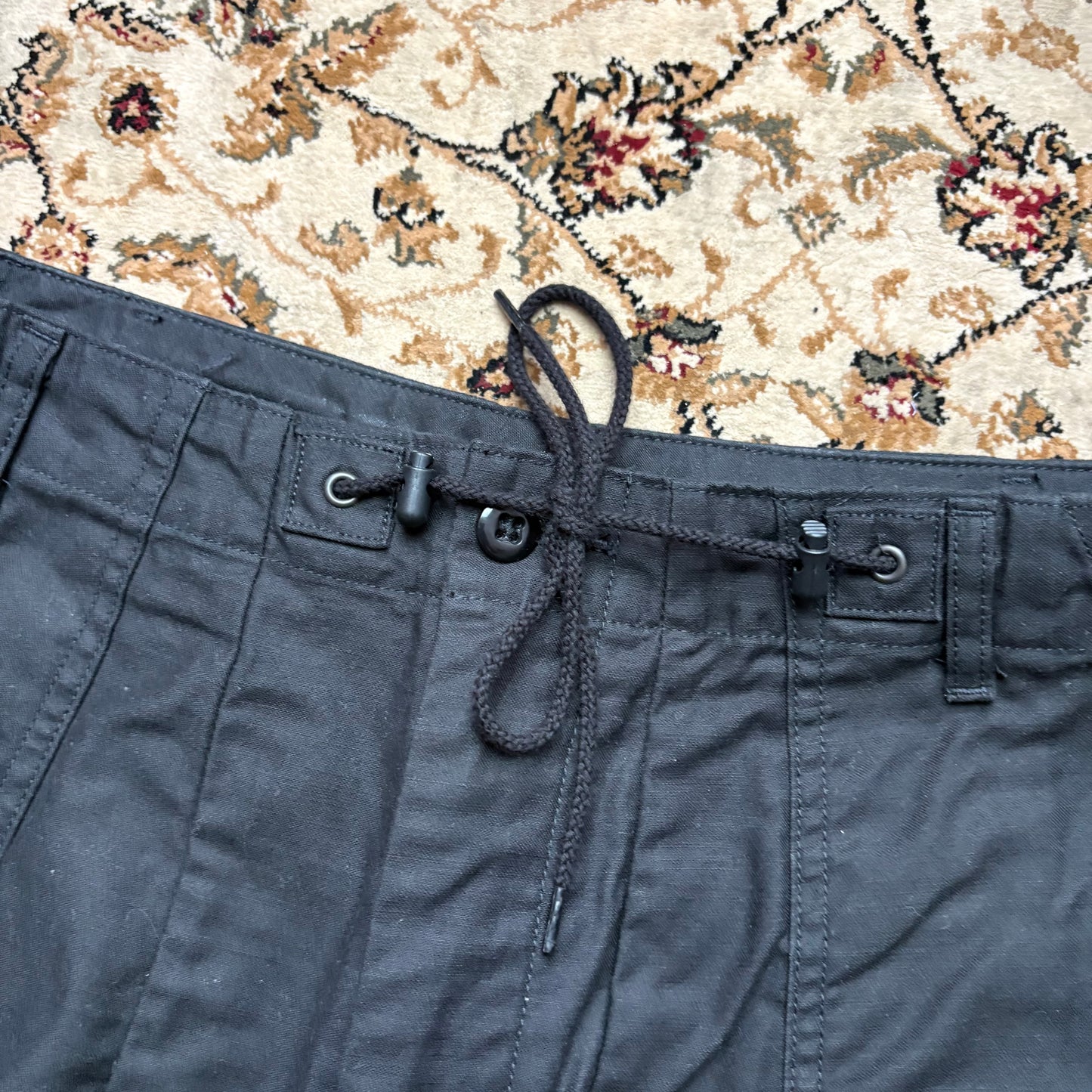Needles HD fatigue pants black (XL)
