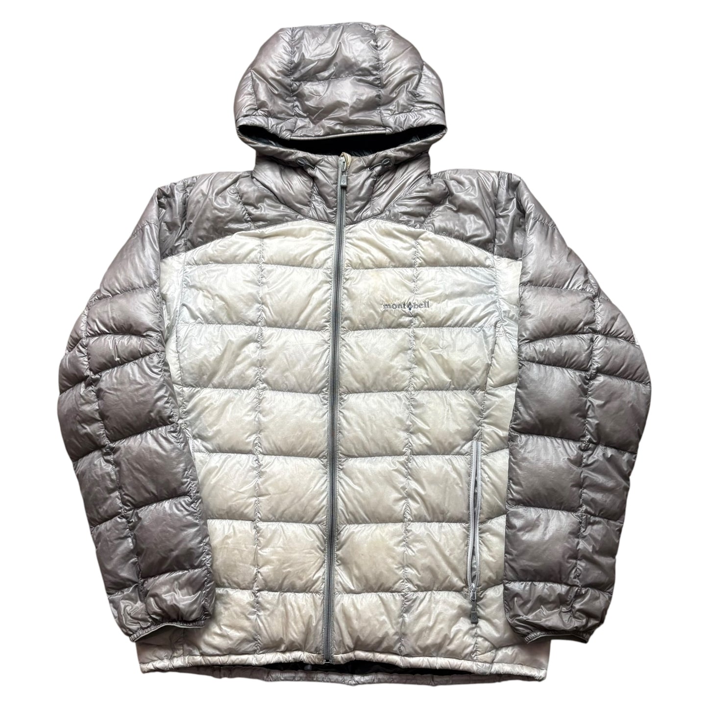 Montbell square stitch grey puffer (XL)