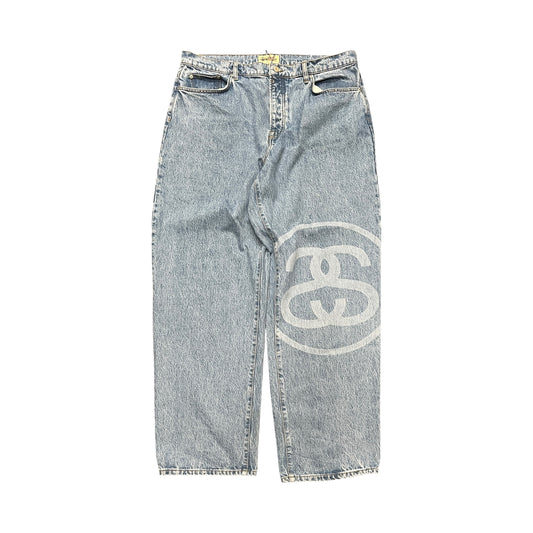 Stussy blue S-link jeans (W36/L30)