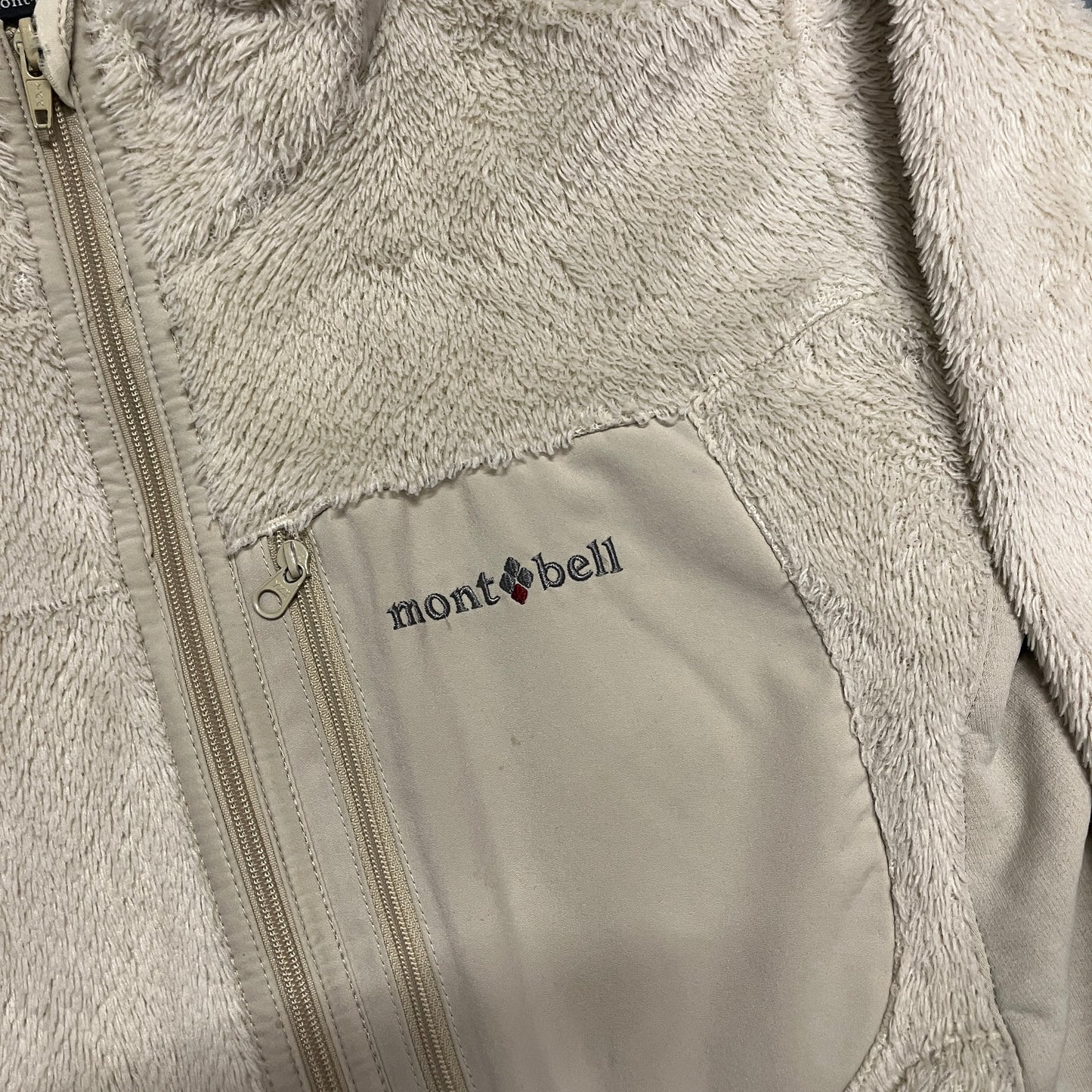 Montbell cream fleece jacket (XS)