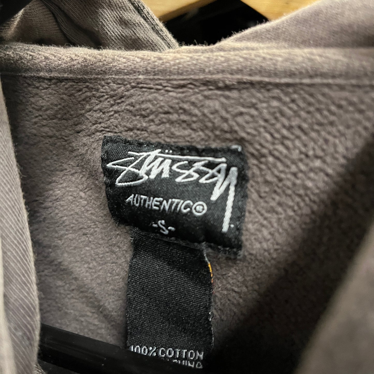 Stussy black bulldog zipup (XL)